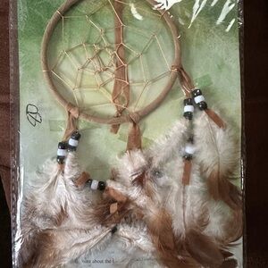 Brown Dreamcatcher with Feathers